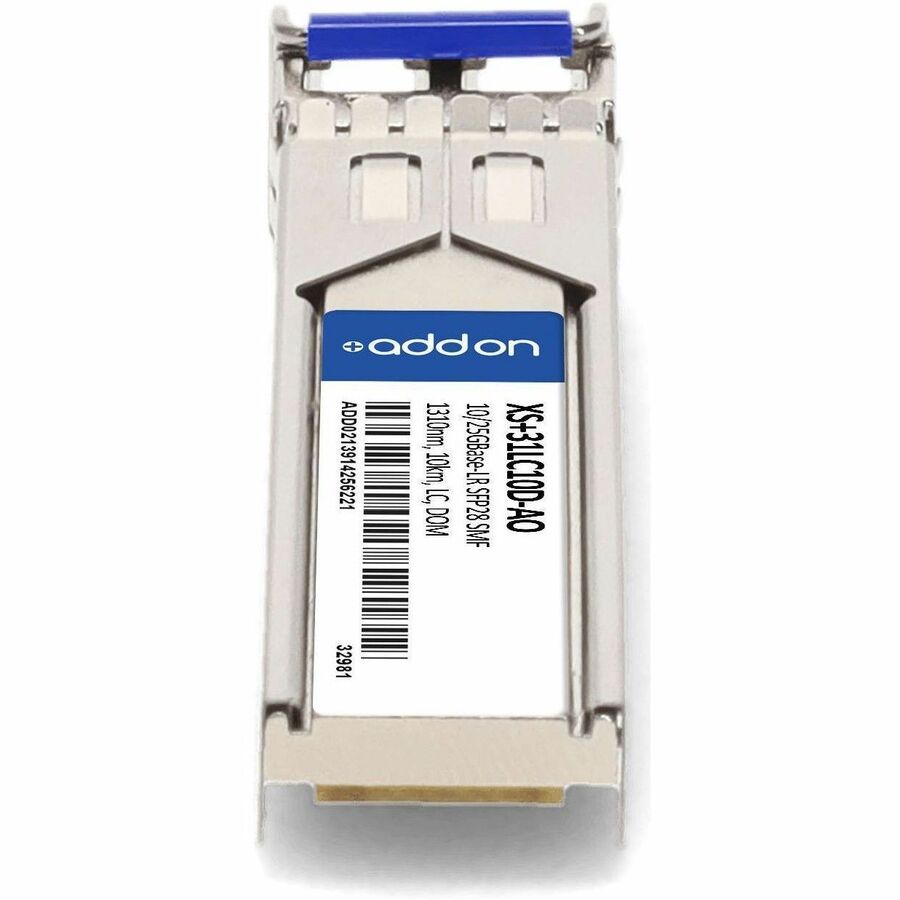 AddOn Mikrotik XS+31LC10D Compatible TAA 10/25GBase-LR SFP28 Transceiver (SMF, 1310nm, 10km, LC, DOM)