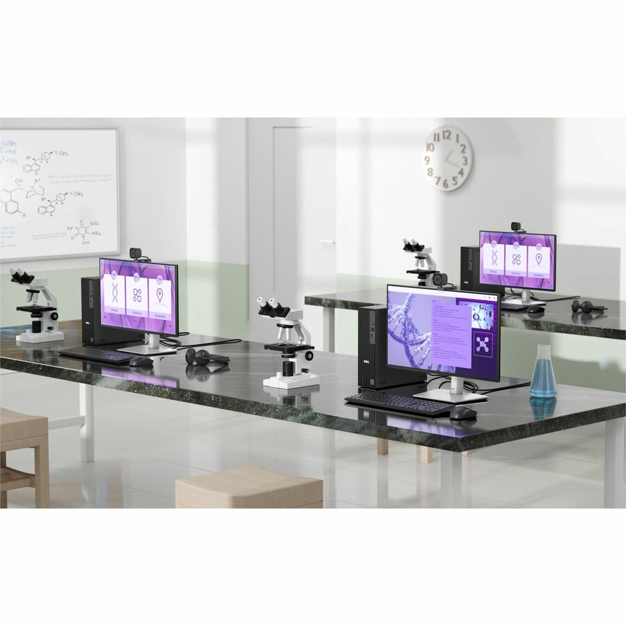 Dell Pro Slim Plus QBS1250 Desktop Computer - Intel Core Ultra 7 265 - 16 GB - 512 GB SSD - Slim PC - Standard Black