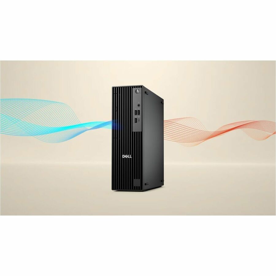 Dell Pro QCS1250 Desktop Computer - Intel Core Ultra 5 235 - 8 GB - 256 GB SSD - Slim PC - Standard Black