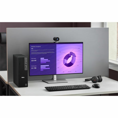 Dell Pro QCS1250 Desktop Computer - Intel Core Ultra 7 265 - vPro Technology - 16 GB - 512 GB SSD - Slim PC - Standard Black