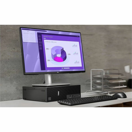 Dell Pro Slim Plus QBS1250 Desktop Computer - Intel Core Ultra 7 265 - 32 GB - 512 GB SSD - Slim PC - Standard Black