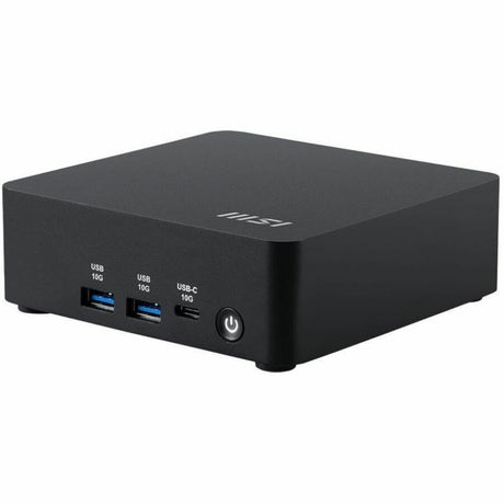 MSI Cubi NUC AI 1UMG-024BUST Barebone NUC Desktop Computer - Intel Core Ultra 7 155H - Mini PC - Black - TAA Compliant