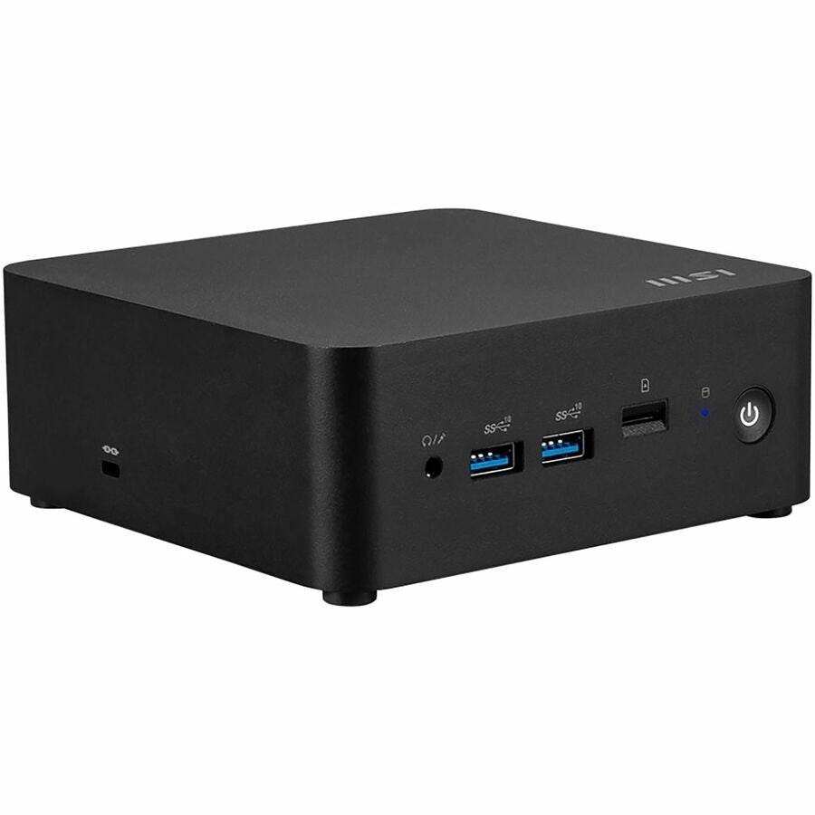 MSI Cubi NUC AI 1UMG-025BUS NUC Desktop Computer - Intel Core Ultra 5 125H - Mini PC - Black