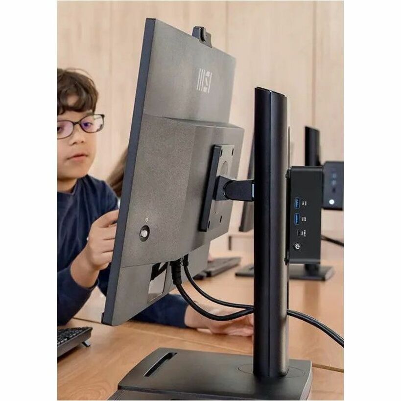 MSI Cubi NUC AI 1UMG-025BUS NUC Desktop Computer - Intel Core Ultra 5 125H - Mini PC - Black