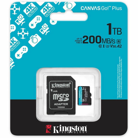Kingston Canvas Go! Plus 1 TB Class 10/UHS-I (U3) V30 microSDXC