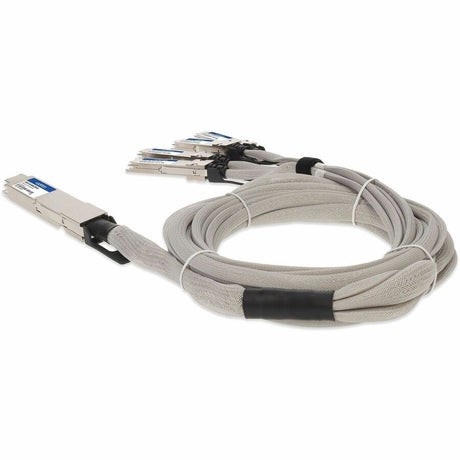 AddOn Arista Networks CAB-O-4Q-400G-2M Compatible TAA 400GBase-CU OSFP to 4xQSFP56 Direct Attach Cable (Passive Twinax, 2m)