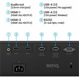 BenQ AW30ST 3D Short Throw DLP Projector - 16:10 - Ceiling Mountable