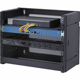 StarTech.com 2-Post 8U Wall Mounted Rack, Adjustable Depth up to 16in, Bracket for 19-inch Server/Data/Networking Equipment, Max 88lb