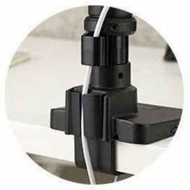 Kensington SmartFit Mounting Arm for Monitor, Clamp Mount, Grommet - Black Powder Coat - Landscape/Portrait