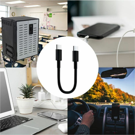 10PK 1FT USBC TO USBC PD CABLE