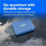Crucial X10 2 TB Portable Solid State Drive - External