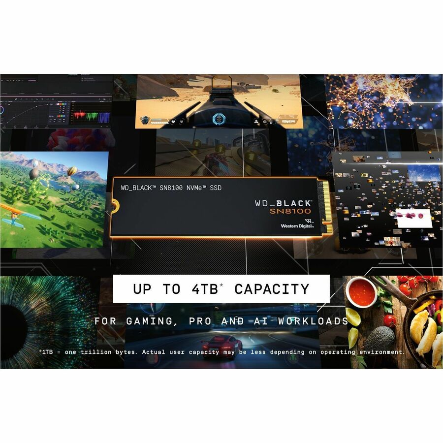 Western Digital Black SN8100 WDS200T1X0M-00CMT0 2 TB Solid State Drive - M.2 2280 Internal - PCI Express NVMe (PCI Express NVMe 5.0 x4)