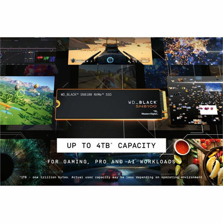 Western Digital Black SN8100 WDS200T1X0M-00CMT0 2 TB Solid State Drive - M.2 2280 Internal - PCI Express NVMe (PCI Express NVMe 5.0 x4)