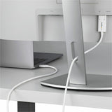 StarTech.com 6ft (2m) USB-C to DisplayPort 1.2 Cable 4K 60Hz, Reversible DP to USB-C / USB-C to DP Video Adapter Monitor Cable, HDR, White