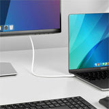 StarTech.com 6ft (2m) USB-C to DisplayPort 1.2 Cable 4K 60Hz, Reversible DP to USB-C / USB-C to DP Video Adapter Monitor Cable, HDR, White