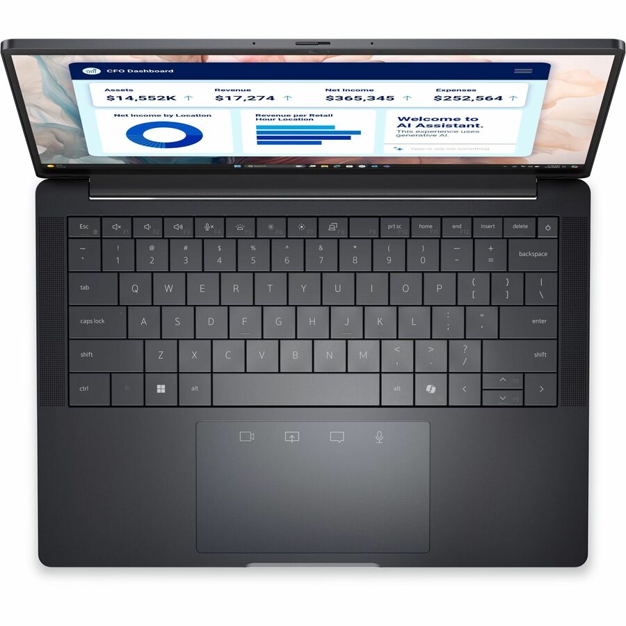 Dell Pro 13 Premium PA13250 13.3" Touchscreen Copilot+ PC Notebook - QHD+ - Intel Core Ultra 7 268V - vPro Technology - Intel Evo Platform - 32 GB - 512 GB SSD - English (US) Keyboard - Magnetite
