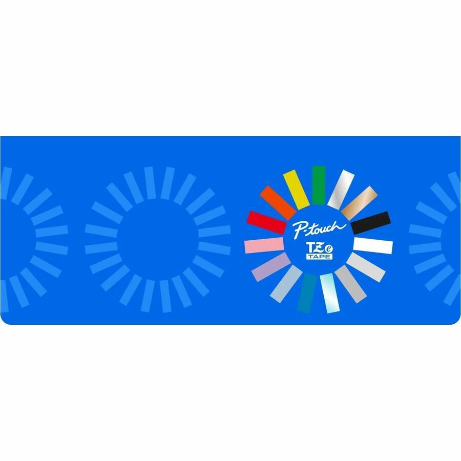 Brother Genuine P-touch TZeS121 BK on CLR Label Tape, Strong Adhesive Lam., 9mmX8m