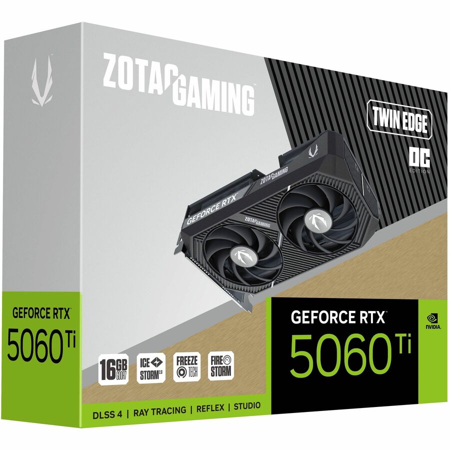 Zotac NVIDIA GeForce RTX 5060 Ti Graphic Card - 16 GB GDDR7