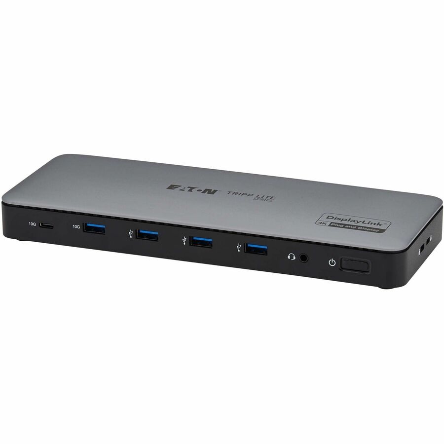 Eaton Tripp Lite Series USB-C Universal Dock, Triple Display - 4K HDMI and DisplayPort, USB 3.2 Gen 1/Gen 2 Hub, GbE, 100W PD Charging