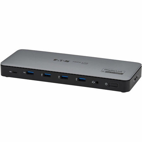 Eaton Tripp Lite Series USB-C Universal Dock, Triple Display - 4K HDMI and DisplayPort, USB 3.2 Gen 1/Gen 2 Hub, GbE, 100W PD Charging