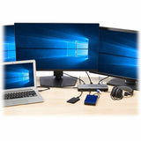 Eaton Tripp Lite Series USB-C Universal Dock, Triple Display - 4K HDMI and DisplayPort, USB 3.2 Gen 1/Gen 2 Hub, GbE, 100W PD Charging