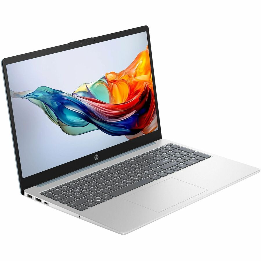 HP 15-fc0000 15-fc0701ds 15.6" Touchscreen Notebook - HD - AMD Ryzen 5 7530U - 16 GB - 1 TB SSD - Diamond White, Natural Silver