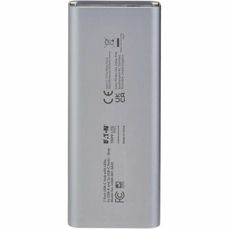 Eaton Tripp Lite Series 7-Port USB-C Hub - USB 3.2 Gen 1 and USB 3.2 Gen 2, 5 USB-A and 2 USB-C Ports, Gray