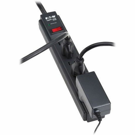 Eaton Tripp Lite Series Protect It! 6-Outlet Surge Protector - 5-15R Outlets, 600 Joules, 3 ft. (0.9 m) Cord, Black