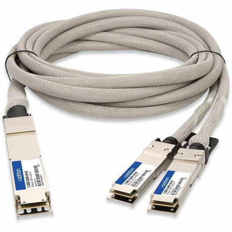 AddOn Arista Networks C-O800-2Q400-1M Compatible TAA 800GBase-CU OSFP to 2xQSFP112 Direct Attach Cable (Passive Twinax, 1m)