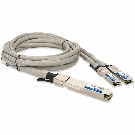 AddOn Arista Networks C-O800-2Q400-2M Compatible TAA 800GBase-CU OSFP to 2xQSFP112 Direct Attach Cable (Passive Twinax, 2m)
