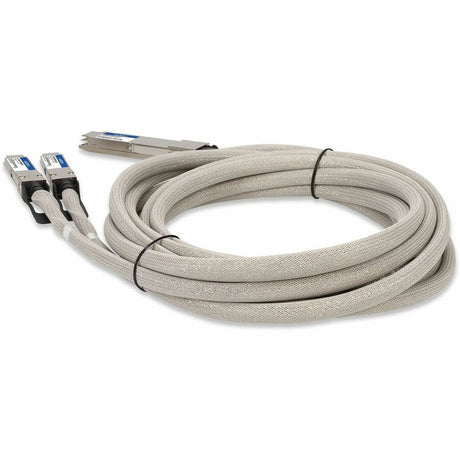 AddOn Arista Networks C-O800-2Q400-2M Compatible TAA 800GBase-CU OSFP to 2xQSFP112 Direct Attach Cable (Passive Twinax, 2m)