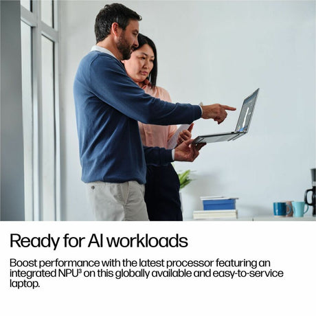 HP EliteBook 6 G1i 14" Notebook - WUXGA - Intel Core Ultra 5 235U - vPro Technology - 16 GB - 512 GB PCIe NVMe SSD - English Keyboard - Pike Silver Aluminum