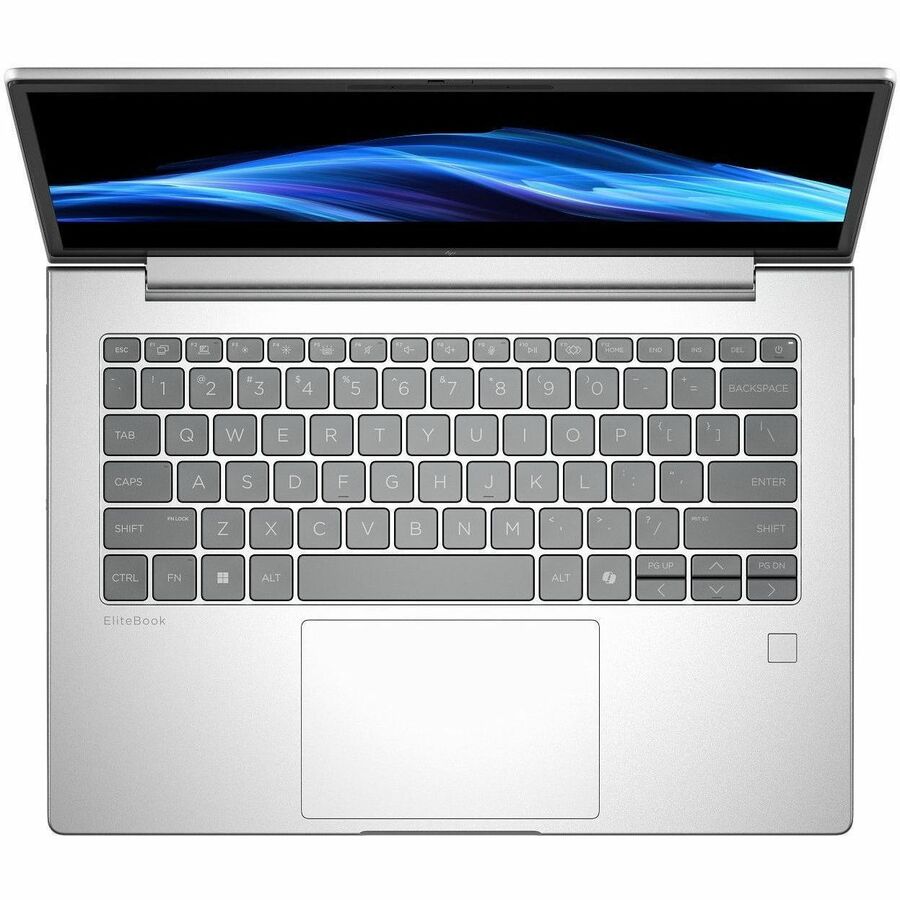 HP EliteBook 6 G1i 14" Touchscreen Notebook - WUXGA - Intel Core Ultra 7 255U - 16 GB - 512 GB SSD - English Keyboard - Pike Silver Aluminum
