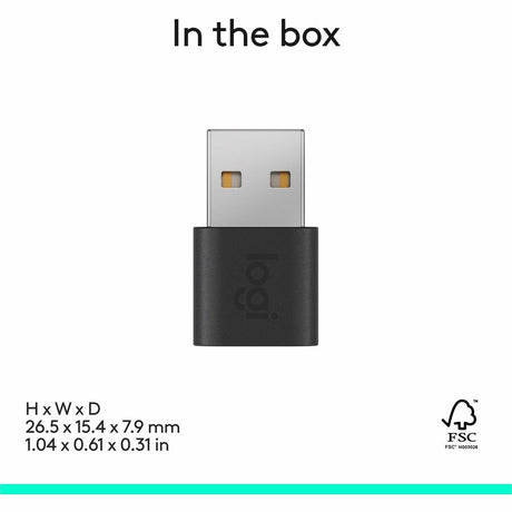 Logi Adaptor USB-A to C (Graph