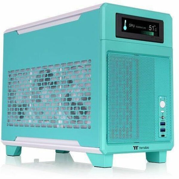 Thermaltake TR100 Mint Strawberry Mini Tower Chassis