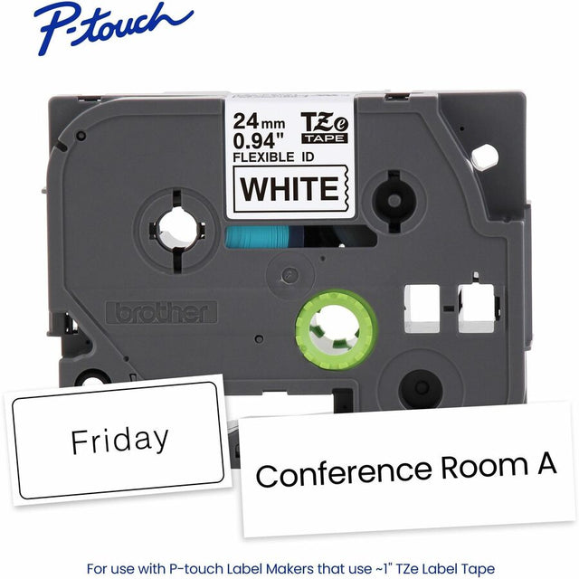 BLK/WHTE FLEX ID TAPE (24MM)