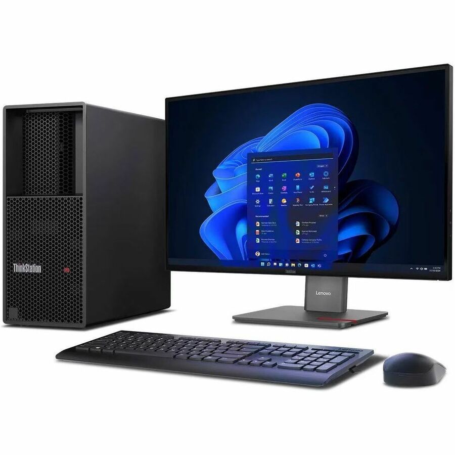 Lenovo ThinkStation P3 Gen 2 30HT004QUS Workstation - 1 x Intel Core Ultra 9 2nd Gen 285 - vPro Technology - 96 GB - 1 TB SSD - Tower