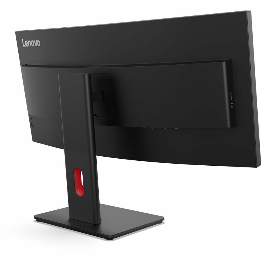 Lenovo ThinkVision T34WD-40 34" Class UW-QHD Curved Screen LED Monitor - 21:9 - Eclipse Black