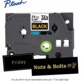 GOLD BLACK TAPE 24MM