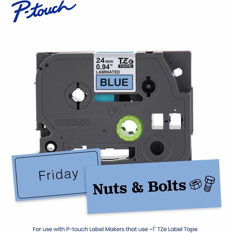 P-touch TZe Laminated Tape