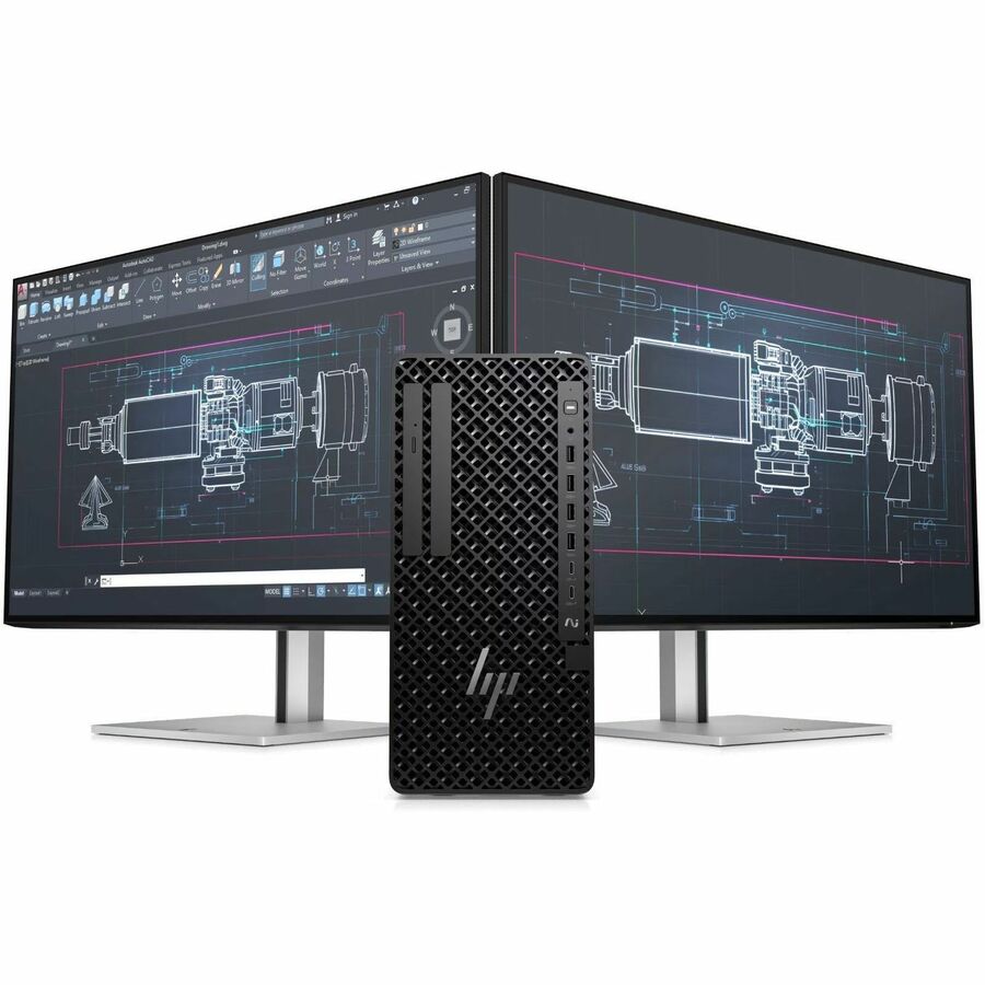 HP Z1 G1i Desktop Computer - Intel Core Ultra 5 235 - 16 GB - 512 GB SSD - Tower - Black