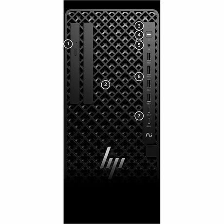 HP Z1 G1i Desktop Computer - Intel Core Ultra 7 265 - 64 GB - 1 TB SSD - Tower - Black