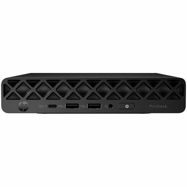 HP ProDesk 4 G1i Desktop Computer - Intel Core Ultra 7 265T - vPro Technology - 32 GB - 512 GB SSD - Mini PC - Jack Black