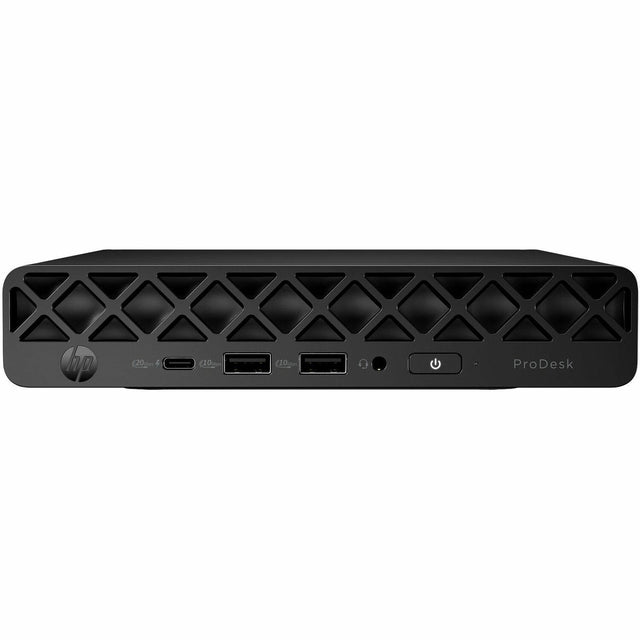 HP ProDesk 4 G1i Desktop Computer - Intel Core Ultra 7 265T - vPro Technology - 16 GB - 512 GB SSD - Mini PC - Jack Black