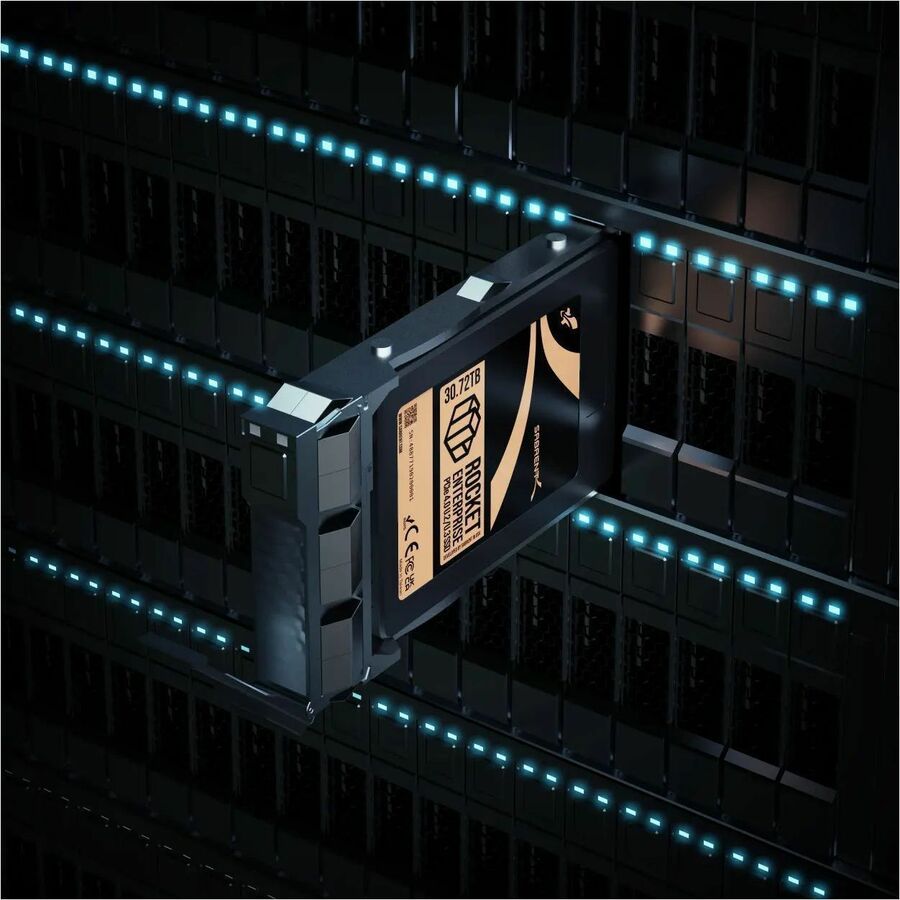 Sabrent Rocket Enterprise SB-P4U2 30.72 TB Solid State Drive - Internal - U.2 (PCI Express NVMe 4.0) - Black - TAA Compliant