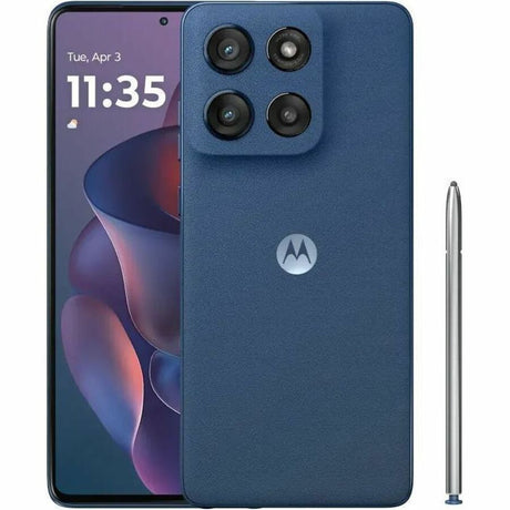 Motorola Mobility moto g stylus 5G (2025) 256 GB Smartphone - 6.7" P-OLED Super HD 2712 x 1220 - Octa-core (Cortex A78Quad-core (4 Core) 2.40 GHz + Cortex A55 Quad-core (4 Core) 1.80 GHz - 8 GB RAM - Android 15 - 5G - Gibraltar Sea