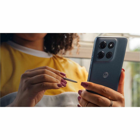 Motorola Mobility moto g stylus 5G (2025) 256 GB Smartphone - 6.7" P-OLED Super HD 2712 x 1220 - Octa-core (Cortex A78Quad-core (4 Core) 2.40 GHz + Cortex A55 Quad-core (4 Core) 1.80 GHz - 8 GB RAM - Android 15 - 5G - Gibraltar Sea