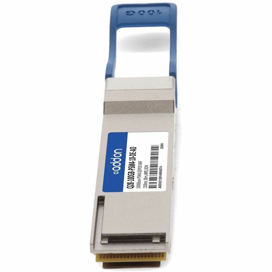 AddOn Dell Compatible TAA Compliant 100GBase-PSM4 QSFP28 Transceiver (SMF, 1310nm, 10km, MPO, DOM)