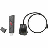 Asus ROG ROG USB-BE92 IEEE 802.11a/b/g/n/ac/ax/be Tri Band Wi-Fi Adapter for Notebook, Desktop Computer, Tablet