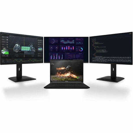 MSI Stealth 16 AI A2HW Stealth 16 AI A2HWGG-044US 16" Gaming Notebook - QHD+ - 240 Hz - Intel Core Ultra 9 285H - 64 GB - 1 TB SSD - Core Black